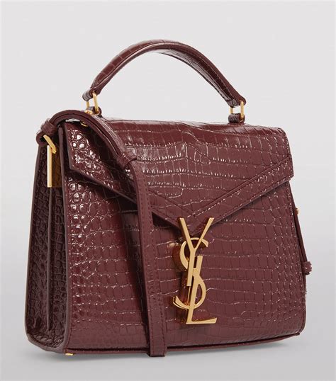 ysl cassandra croc bag|yves saint laurent cassandra bag.